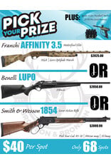 DRAW #1963 - Pick Your Prize - Franchi, Benelli OR Smith & Wesson!