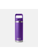 Yeti Yeti Rambler® 18oz/532 ML Water Bottle WITH COLOUR-MATCHED STRAW CAP - Pace Purple