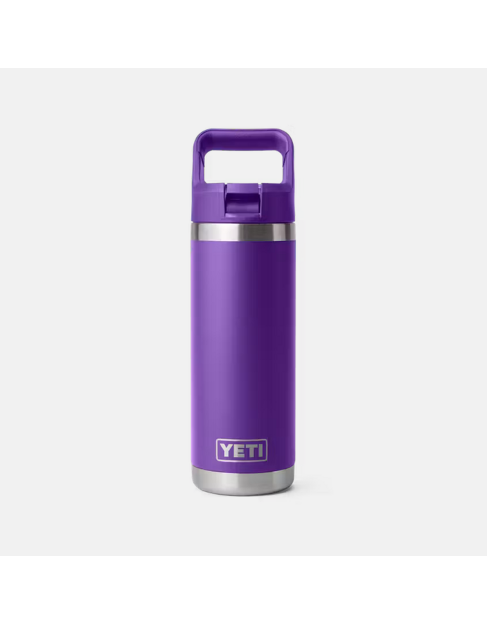 Yeti Yeti Rambler® 18oz/532 ML Water Bottle WITH COLOUR-MATCHED STRAW CAP - Pace Purple