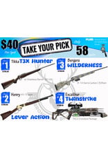 DRAW #1967 - Take Your Pick - Tikka, Henry, Bergara OR Excalibur!