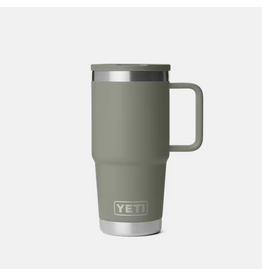 Yeti Yeti Rambler® 20oz/591 ml Travel Straw Mug WITH COLOUR-MATCHED STRAW LID - Pampa Green