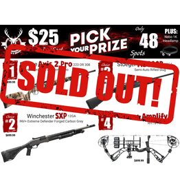 DRAW #1959 - Pick Your Prize - Savage, Winchester, Stoeger OR Bowtech!