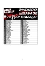 DRAW #1959 - Pick Your Prize - Savage, Winchester, Stoeger OR Bowtech!