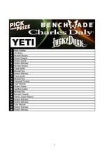 DRAW #1965 - Pick Your Prize - Yeti, Charles Daly, Benchmade OR Lucky Duck!