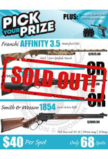 DRAW #1963 - Pick Your Prize - Franchi, Benelli OR Smith & Wesson!