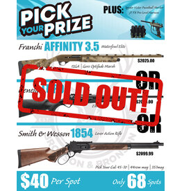 DRAW #1963 - Pick Your Prize - Franchi, Benelli OR Smith & Wesson!