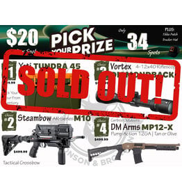 DRAW #1974 - Pick Your Prize - Yeti, Steambow, Vortex OR Cariboo!
