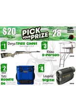 DRAW #1978 - Pick Your Prize - Derya, Yeti, Rhino OR Leupold!