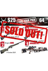 DRAW #1973 - Take Your Pick - Traditions, Bergara, Weatherby OR Wicked Ridge!