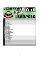 DRAW #1978 - Pick Your Prize - Derya, Yeti, Rhino OR Leupold!