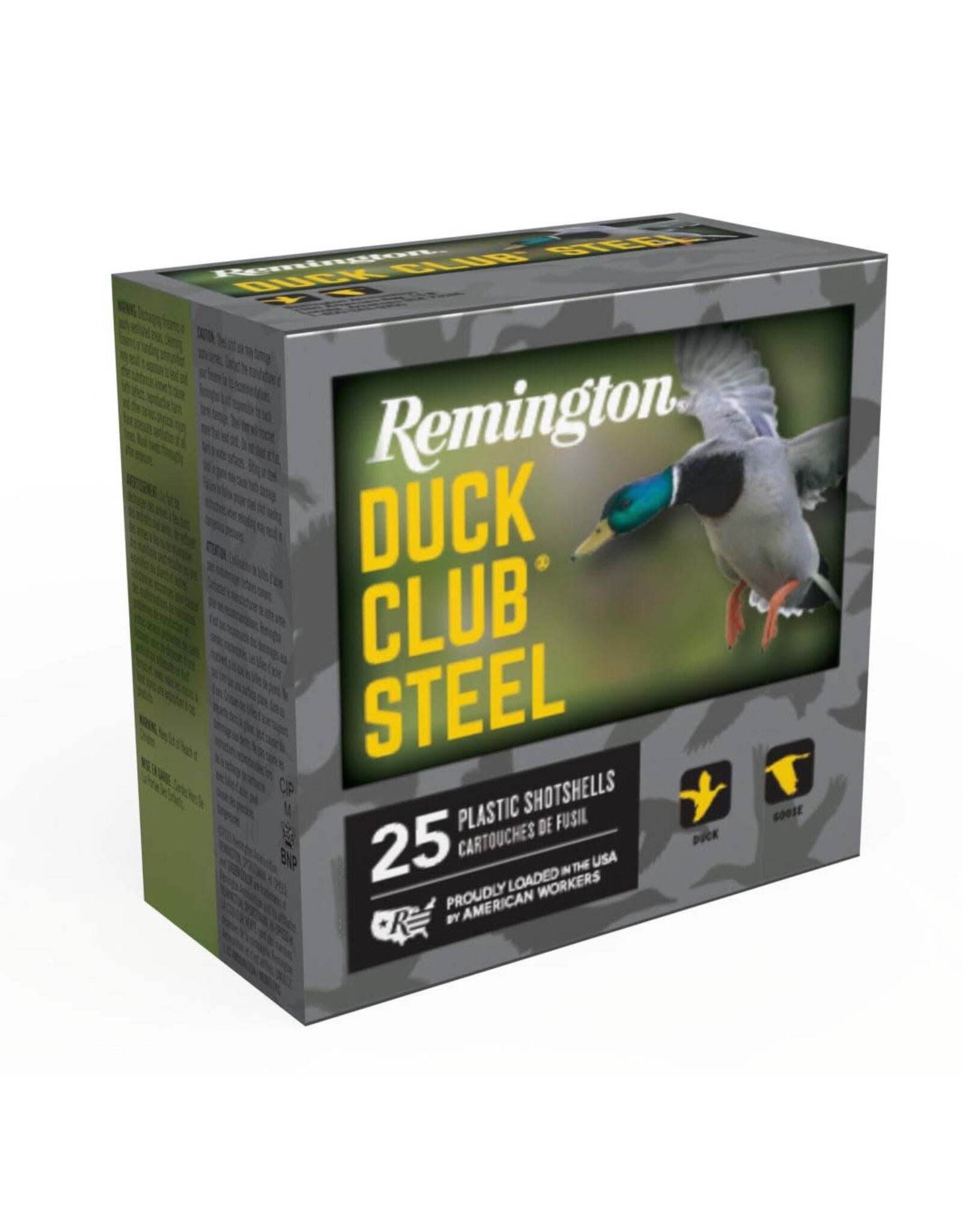 Remington Remington Duck Club Steel 12GA  2 3/4" 1375fps 1 1/8oz #4 Shot 20845