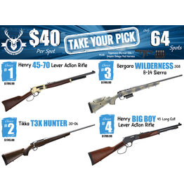 DRAW #1984 - Take Your Pick - Henry, Tikka OR Bergara!
