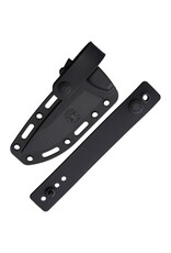 Spartan Blades Spartan Blades Professional Grade Alala Fixed Blade Knife 3.75" 1095 Black Powder Coated Blade, Green Micarta Handles, Black Injection Molded Sheath - SBSL004BKGR