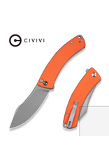 Civivi CIVIVI Outlaw Muk Flipper & Button Lock Knife Orange