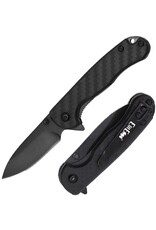 Elitedge ElitEdge Linerlock Folding Knife 2.25" 8Cr13MoV Steel Blade Carbon Fiber Handle