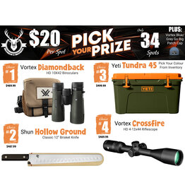 DRAW #1985 - Pick Your Prize - Vortex, Shun OR Yeti!