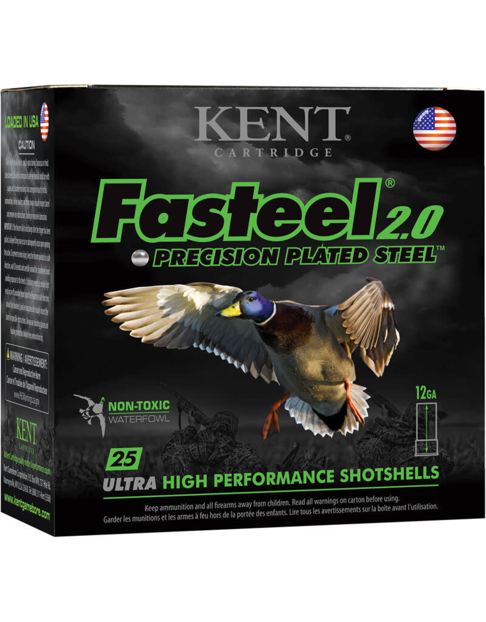 Kent Cartridge Kent Fasteel 2.0 12GA BB (2 3/4") 1 1/16 - 25ct