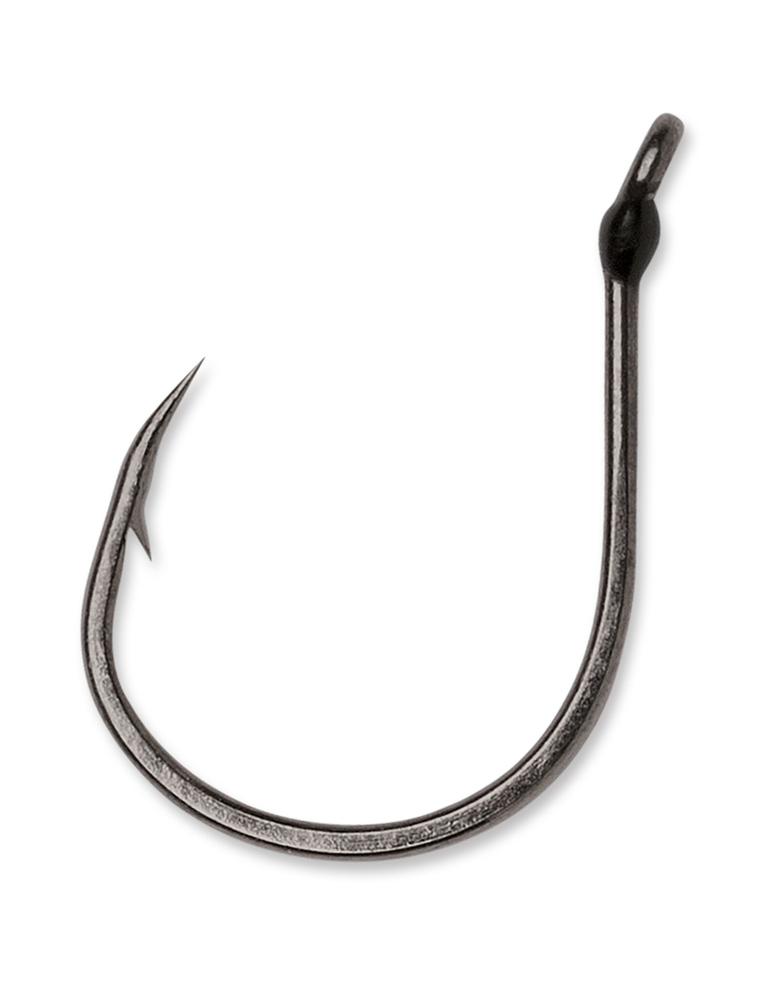 VMC VMC Wacky Hook, Size 2, Extra Wide Gap, Down Eye, Black Nickel, 6 per Pack