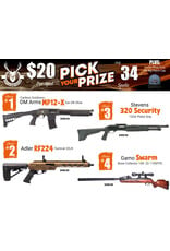 DRAW #1989 - Pick Your Prize - Cariboo, Adler, Stevens OR Gamo!
