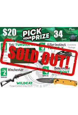 DRAW #1986 - Pick Your Prize - Yeti, Winchester, Killer Instinct OR Benchmade!