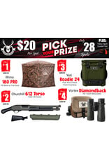 DRAW #1992 - Pick Your Prize - Rhino, Churchill, Yeti OR Vortex!