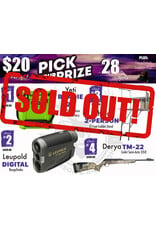 DRAW #1990 - Pick Your Prize - Yeti, Leupold, Rhino OR Derya!