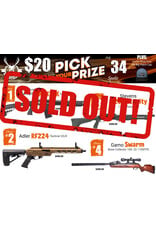 DRAW #1989 - Pick Your Prize - Cariboo, Adler, Stevens OR Gamo!