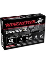 Winchester Winchester SB12300 Double X Shotgun Ammo 12 GA, 3 in, 00B, 12 Pellets
