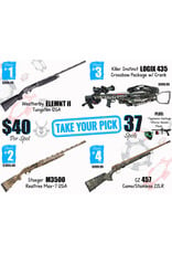 DRAW #1994 - Take Your Pick - Weatherby, Stoeger, Killer Instinct OR CZ!
