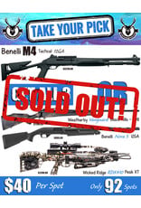 DRAW #1988 - Take Your Pick - Benelli M4 Tactical OR Take All 3!