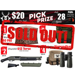 DRAW #1992 - Pick Your Prize - Rhino, Churchill, Yeti OR Vortex!