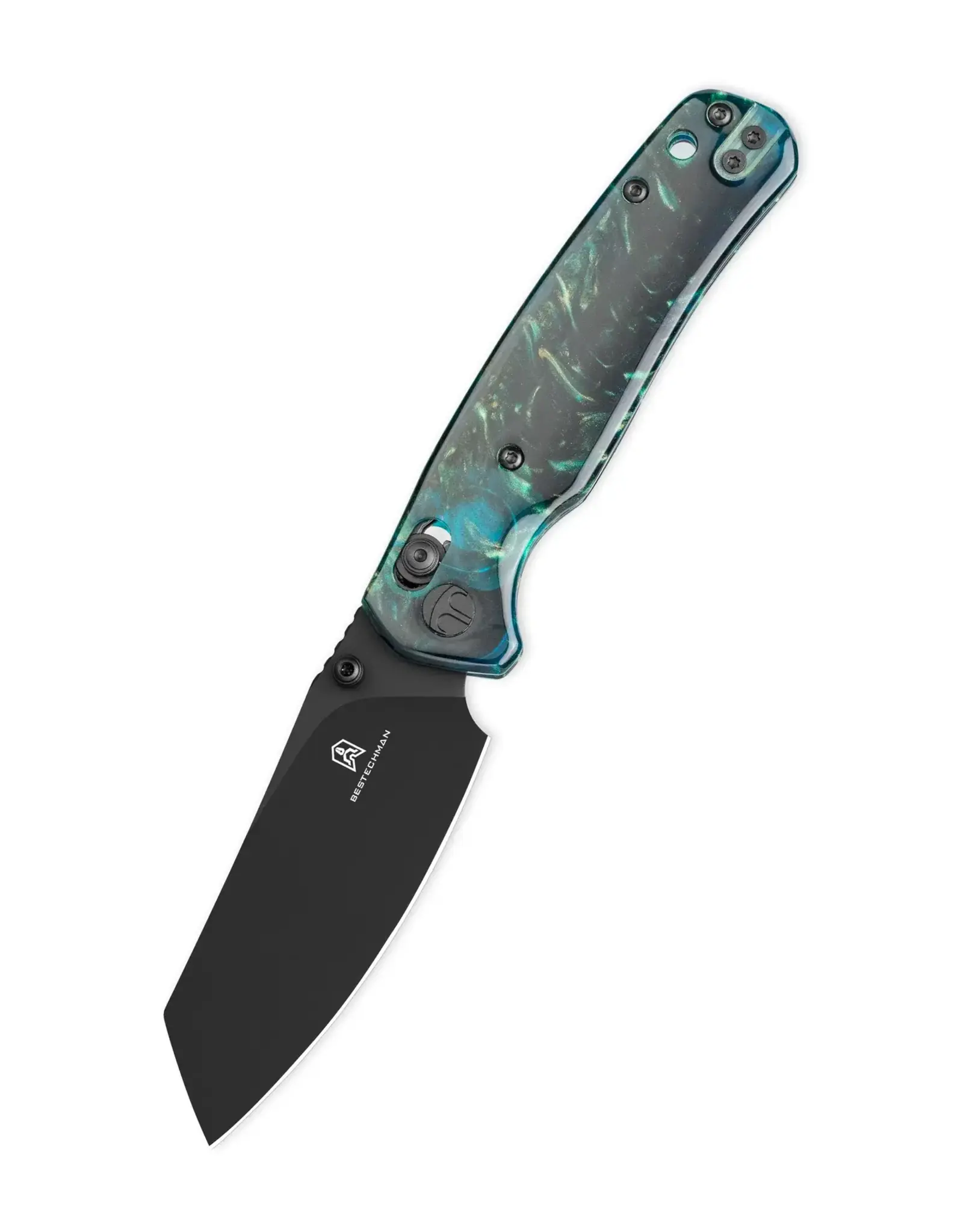 Bestech Knives Bestech BMK06R Cicad's Wing 10Cr15Mov/Black PVD BMK06R