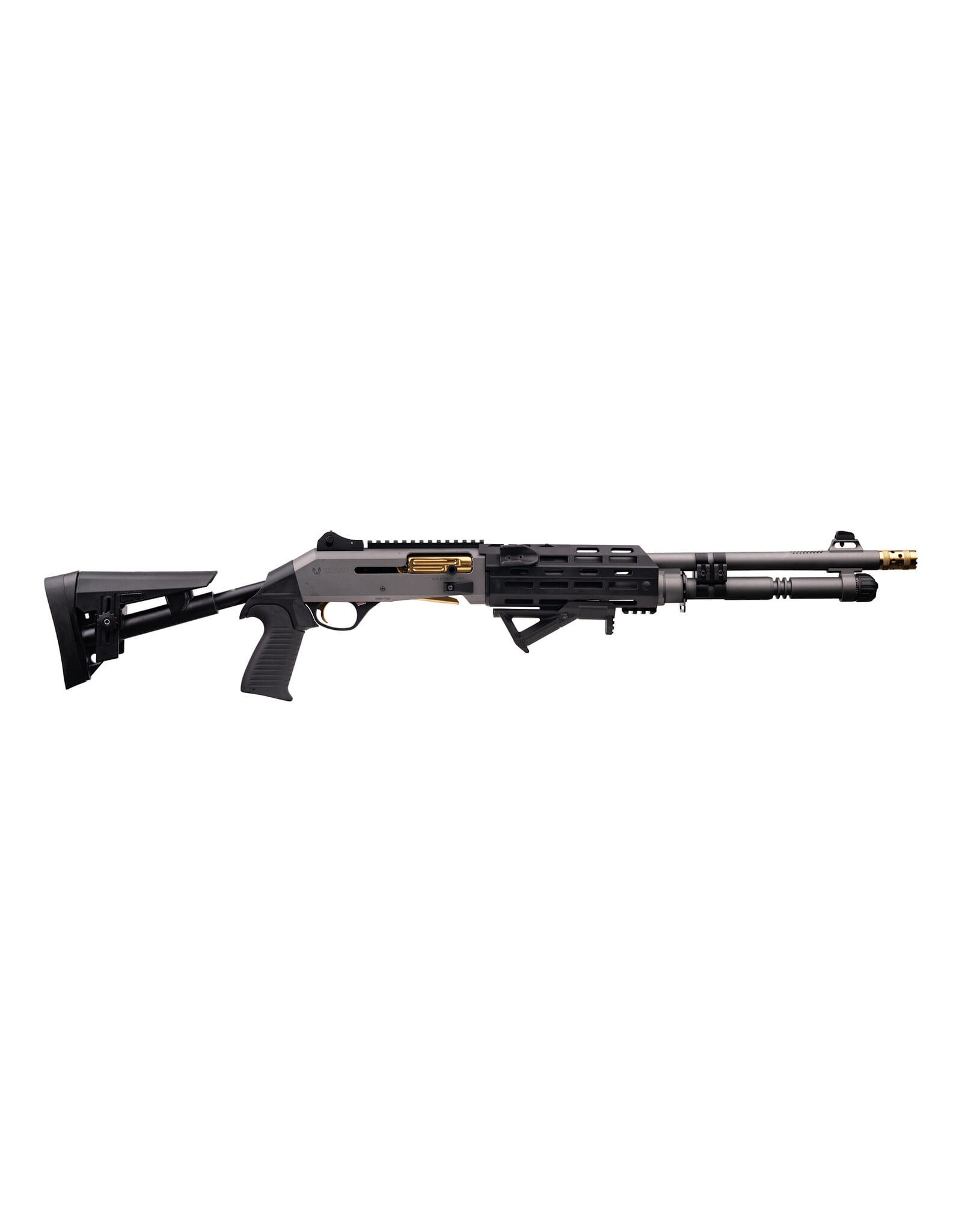 EGE EGE PANZER ARMS M4 Speed Pro Tac 12 Gauge 18.6″ Gray