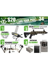 DRAW #1997 - Take Your Pick - Caldwell, Diamond, Adler OR Tactacam!