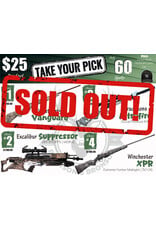 DRAW #1991 - Take Your Pick - Weatherby, Excalibur, Traditions OR Winchester!