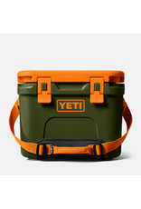 Yeti Yeti Roadie® 15 Hard Cooler - Olive/King Crab Orange