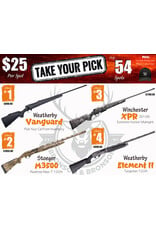 DRAW #2003 - Take Your Pick - Weatherby, Stoeger, Winchester OR Weatherby!