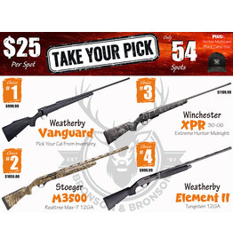 DRAW #2003 - Take Your Pick - Weatherby, Stoeger, Winchester OR Weatherby!