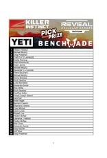 DRAW #2001 - Pick Your Prize - Tactacam, Benchmade, Yeti OR Killer Instinct!