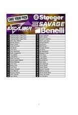 DRAW #2000 - Take Your Pick - Savage, Benelli, Stoeger OR Excalibur!