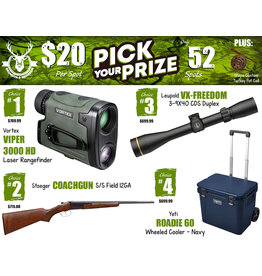 DRAW #2006 - Pick Your Prize - Vortex, Stoeger, Leupold OR Yeti!