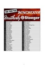 DRAW #2003 - Take Your Pick - Weatherby, Stoeger, Winchester OR Weatherby!