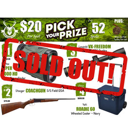 DRAW #2006 - Pick Your Prize - Vortex, Stoeger, Leupold OR Yeti!