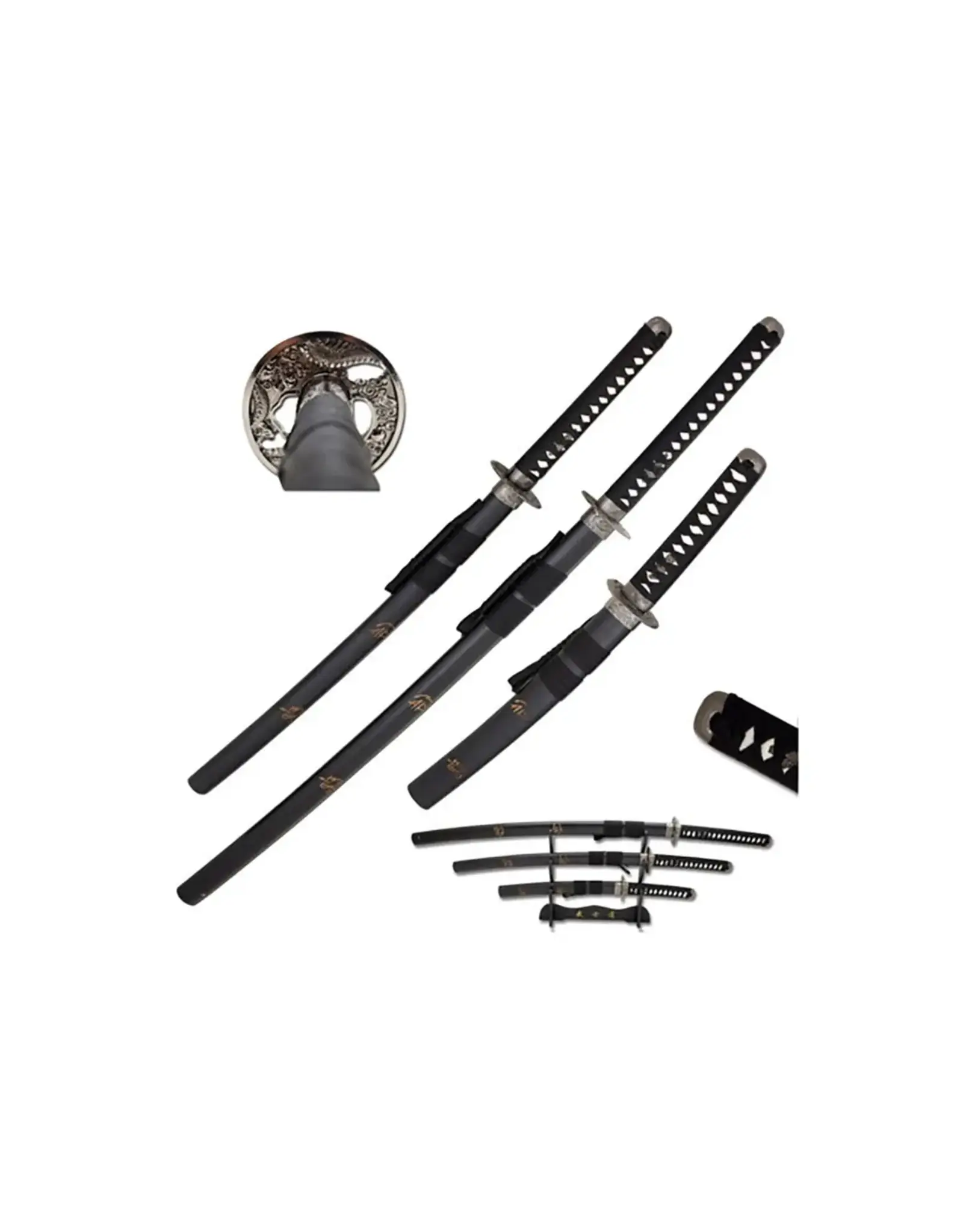 snake eye Snake Eye Tactical - 3 Piece Sword Set with Stand