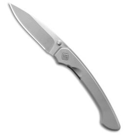 Ocaso Ocaso Seaton Liner Lock Knife Bead Blast Stainless Steel (2.8" Satin) 42SLS