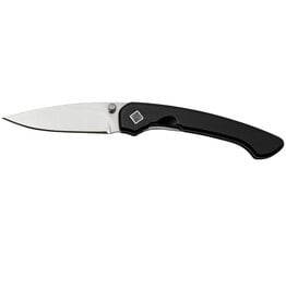 Ocaso Ocaso Mini Seaton Folding Knife, AUS 10A Satin, Steel Black, 42SMB
