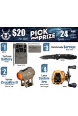 DRAW #2014 - Pick Your Prize - Tactacam, Vortex, Benchmade OR Lew's!