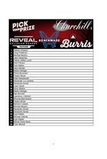 DRAW #2008 - Pick Your Prize - Burris, Benchmade, Churchill OR Tactacam!