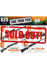 DRAW #2007 - Take Your Pick - Traditions, Weatherby, Wicked Ridge OR Tikka!