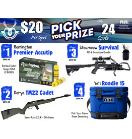 DRAW #2017 - Pick Your Prize - Remington, Derya, Steambow OR Yeti!